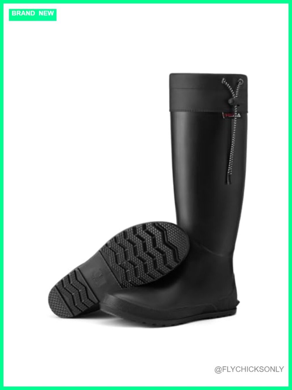Waterproof Knee High Rain Boots, Lightweight PVC Garden Shoes, Adjustable